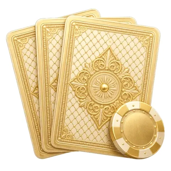 Playing cards and chip — Hopa