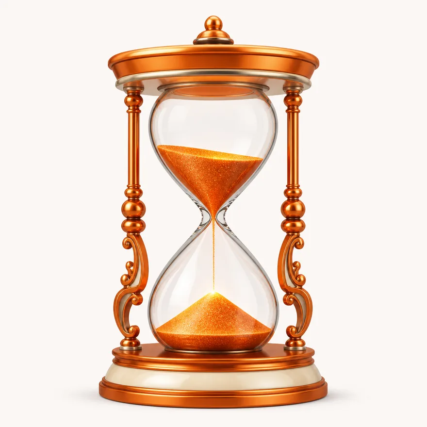 Ornate hourglass — Hopa