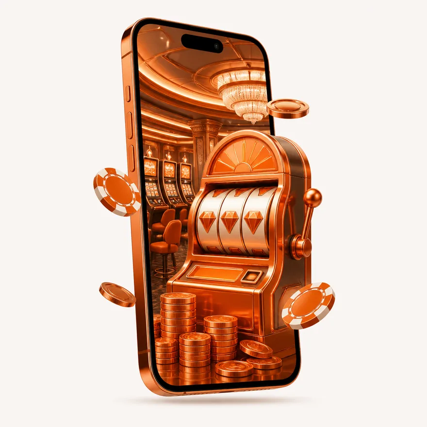 Smartphone with glowing screen — Hopa