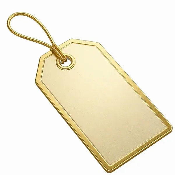 Blank price tag — Hopa