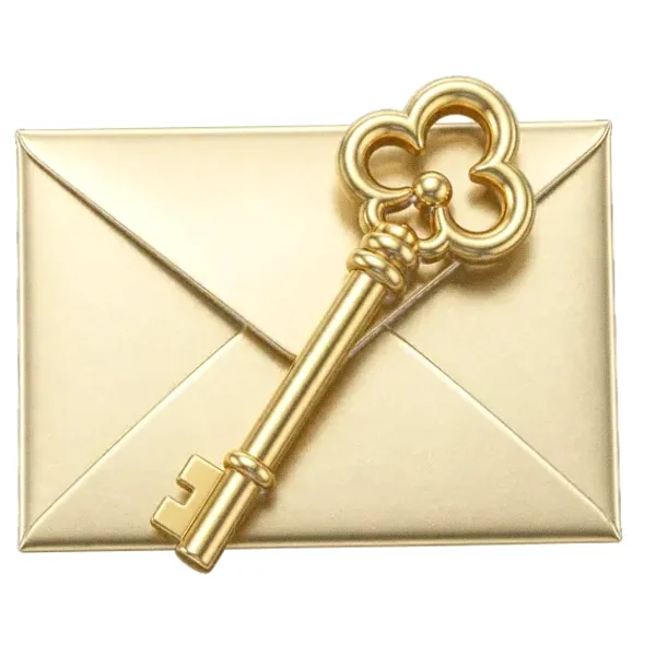 Key on envelope — Hopa