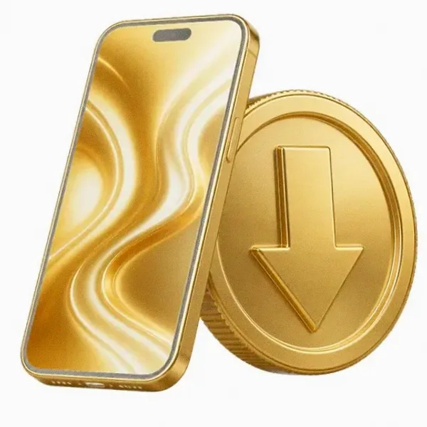 Smartphone and coin — Hopa