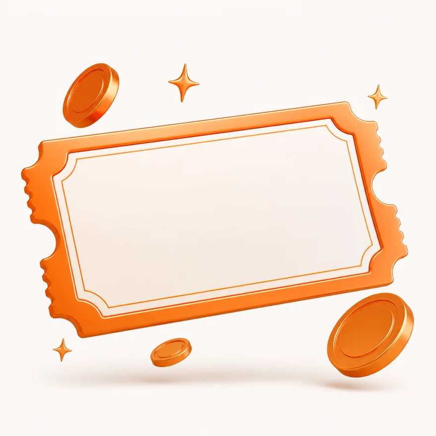 Blank coupon ticket — Hopa