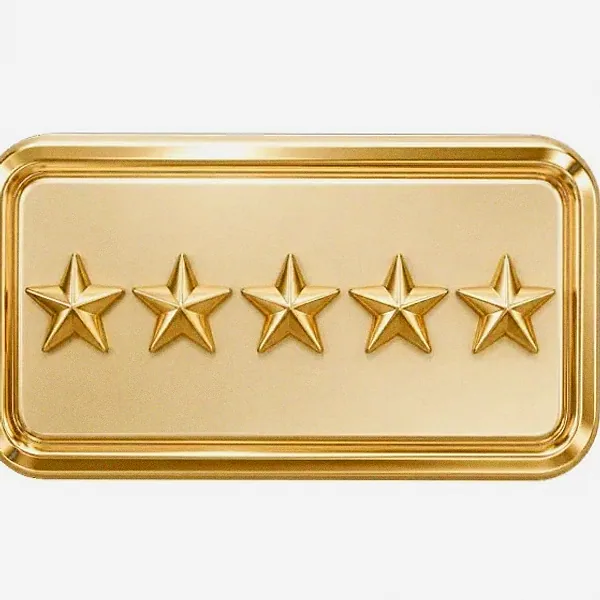 Five-star rating plaque — Hopa
