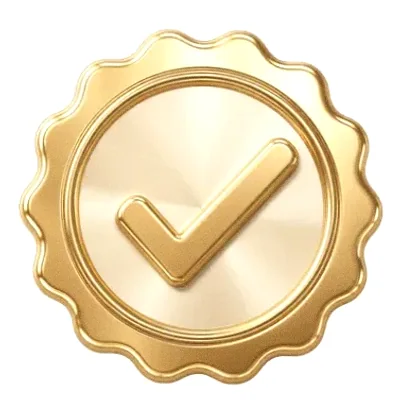 Checkmark badge — Hopa