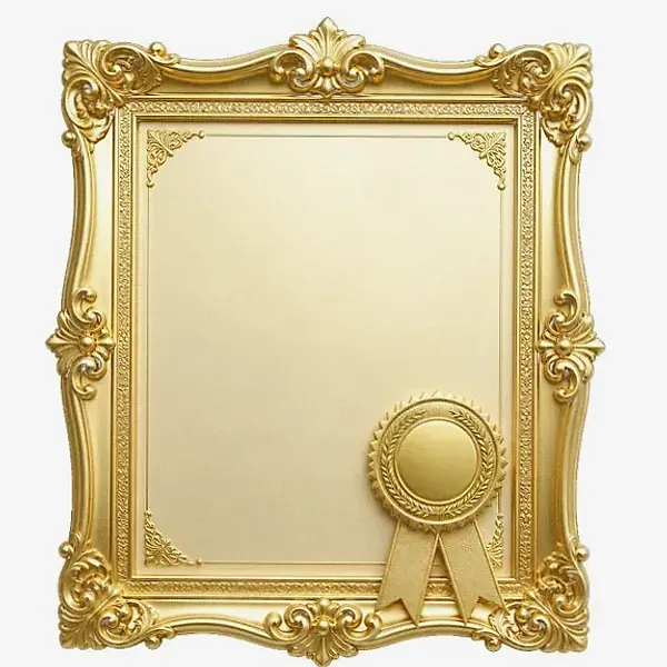 Framed certificate — Hopa