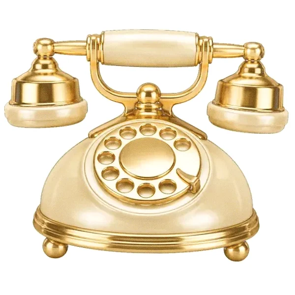 Vintage rotary telephone — Hopa
