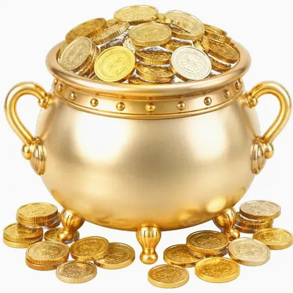 Coin-filled cauldron — Hopa